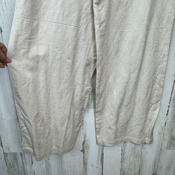 INC international concepts glitter wide leg high rise pants size PLarge - Picture 7 of 9